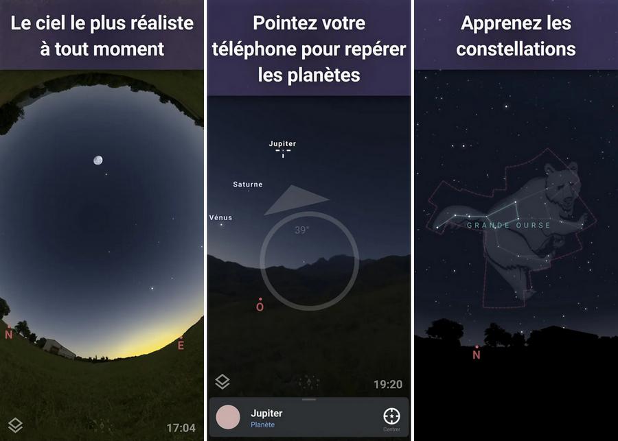 Stellarium - application d'astrophotographie