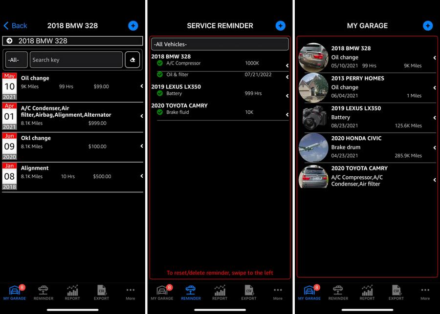 Vehicle Maintenance Tracker