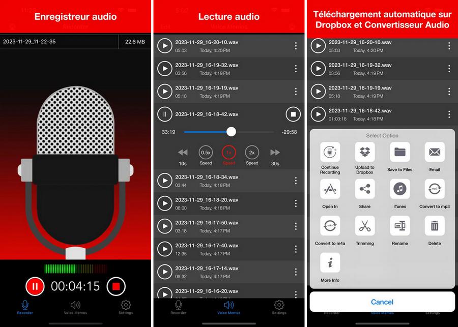 Voice Recorder - meilleur enregistreur vocaux