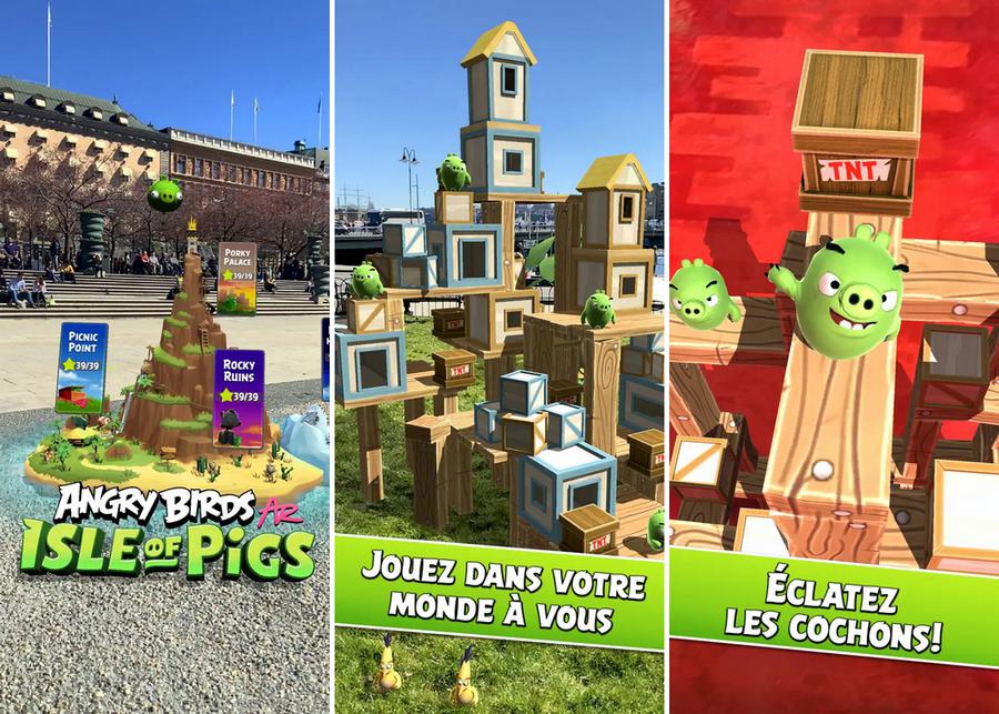 Angry Birds AR - Isle of Pigs