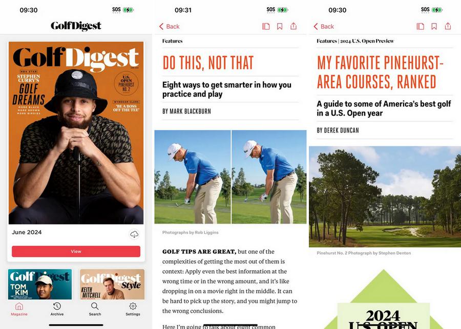 Golf Digest Magazine