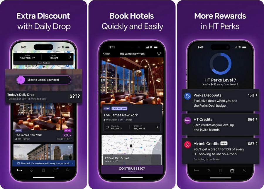 HotelTonight - application de réservation d'hôtel