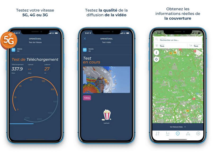 Opensignal - application d'analyse Wi-Fi