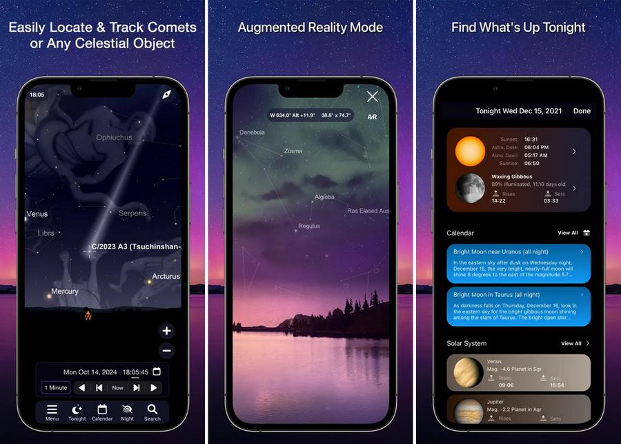 SkySafari Eclipse - application pour observer les étoiles