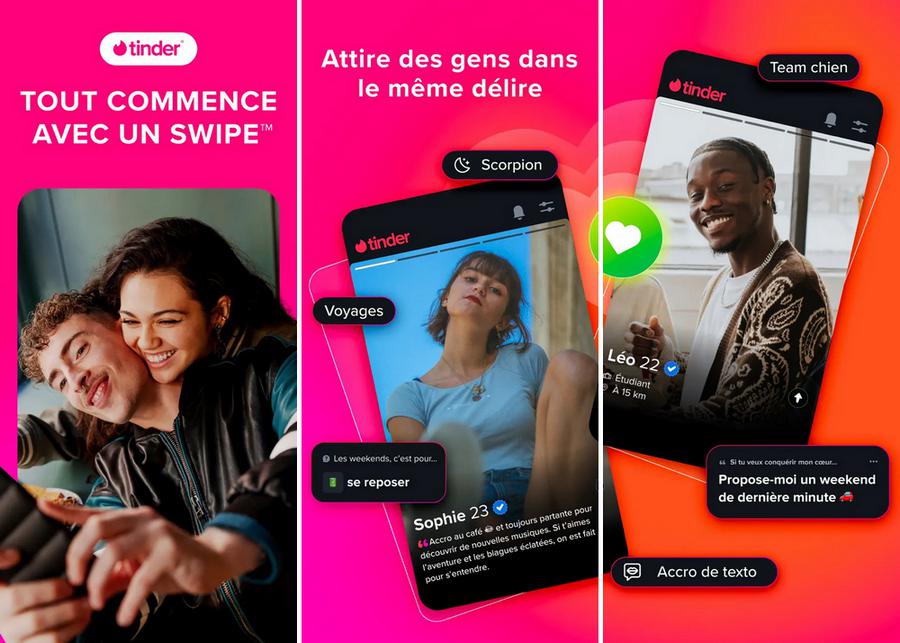 Tinder - application de rencontre