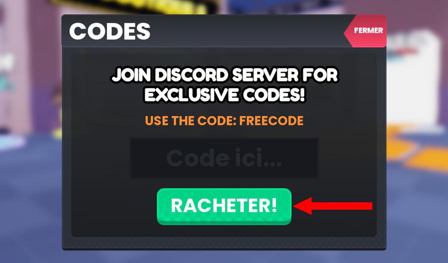 Activer les codes dans Anime Strikers