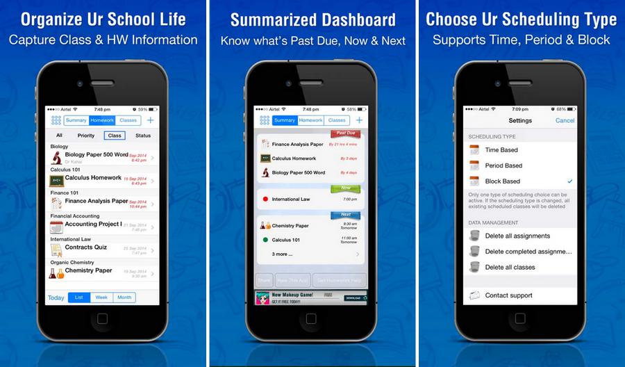 Class Manager - application pour organiser vos devoirs