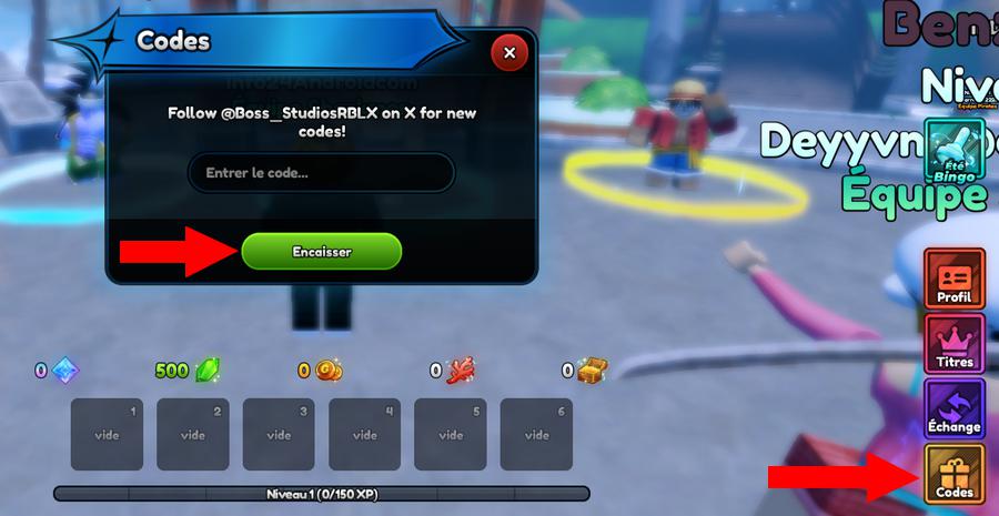 Comment utiliser les codes Anime Last Stand