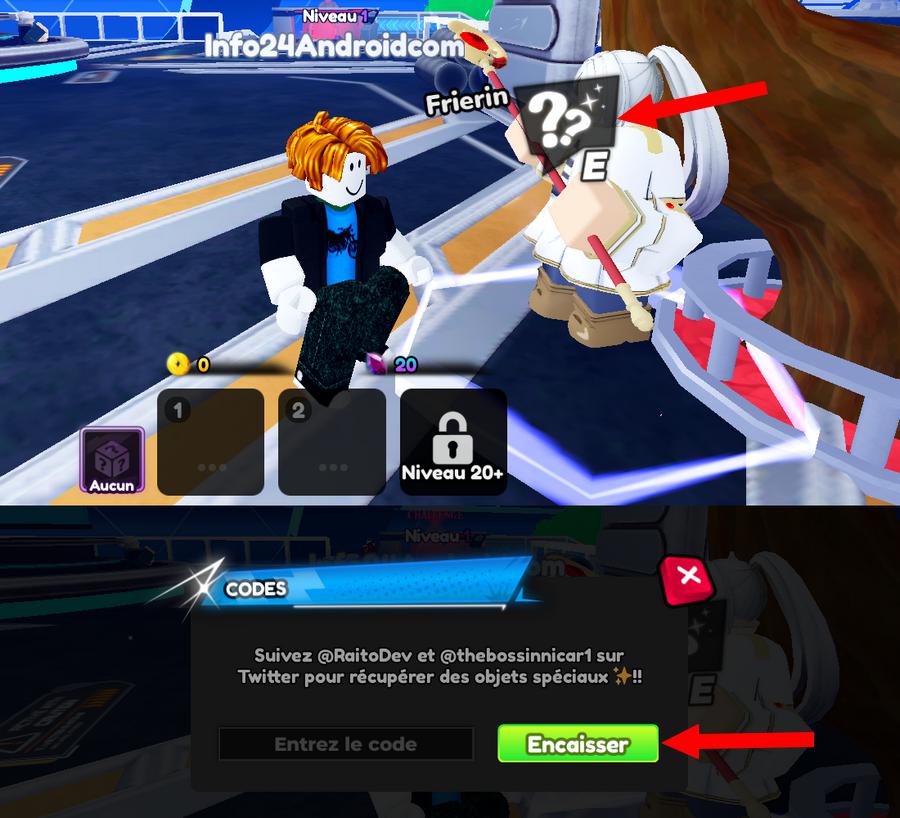 Comment utiliser les codes dans Anime Saga