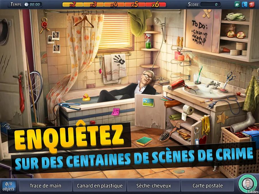 Criminal Case - jeu d'objets cachés