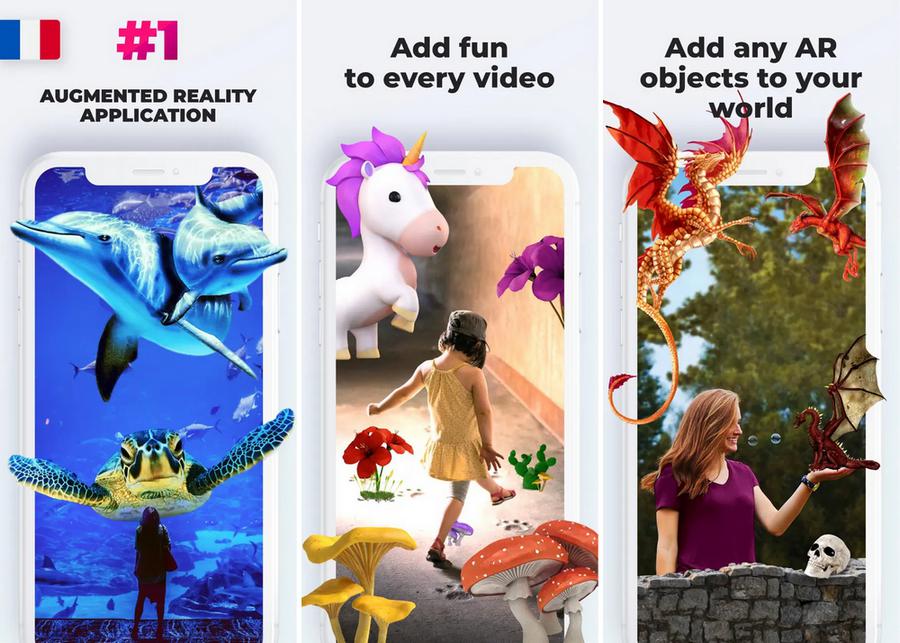 Leo AR Caméra - application de réalité augmentée