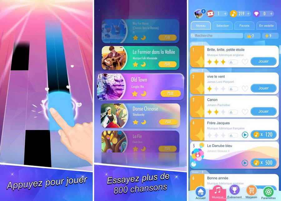 Piano Tiles 2 - meilleurs jeux musicaux