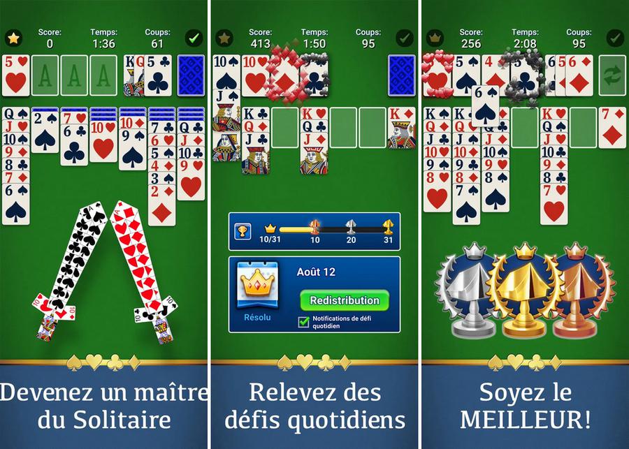 Solitaire - jeu sans connexion