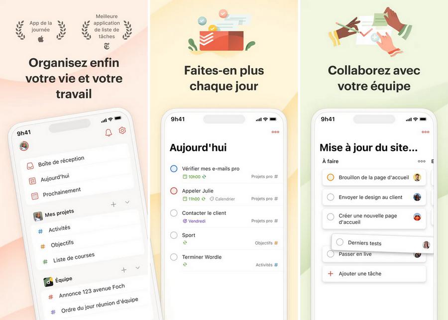 Todoist - application de liste de tâches