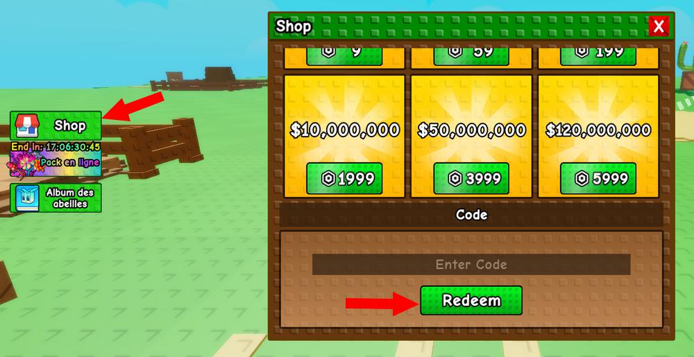 Activer les codes Build A Beehive