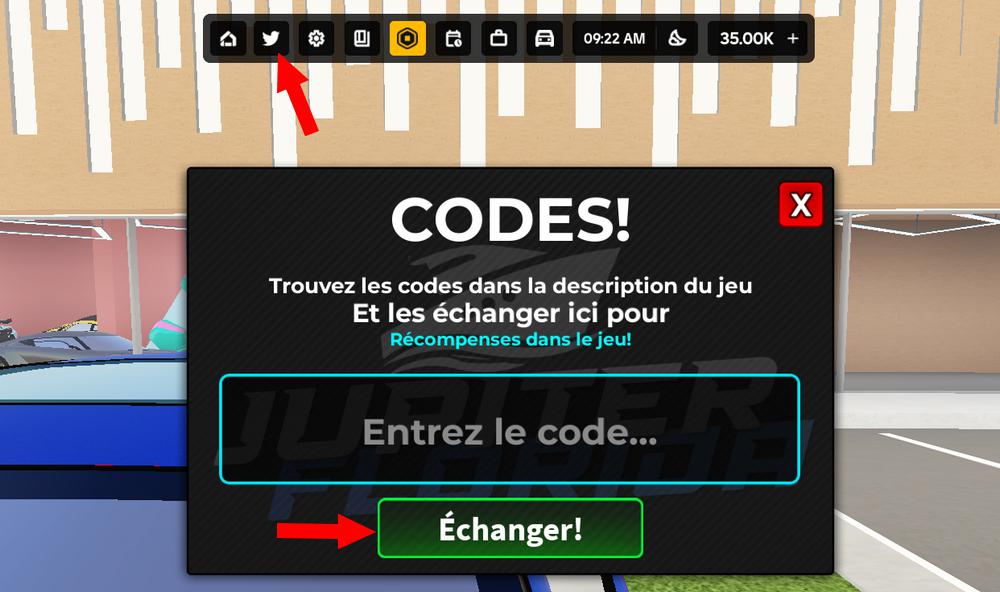 Activer les codes Jupiter Florida