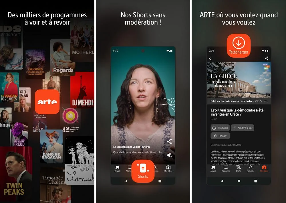 Arte TV - application de streaming gratuite sur Android