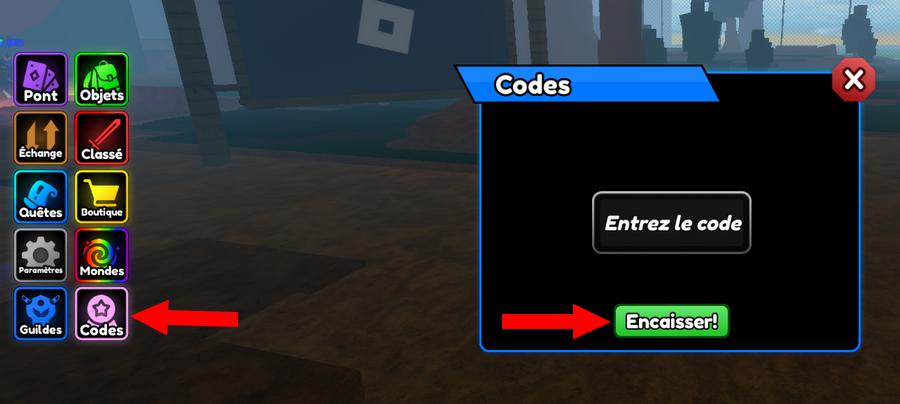 Comment activer les codes dans Anime Card Battle