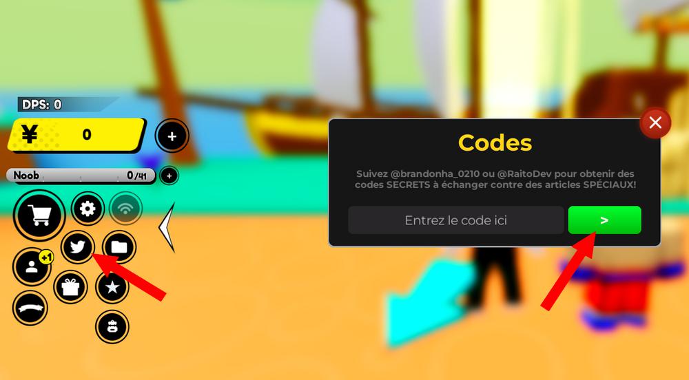 Comment activer les codes dans Anime Fighters Simulator