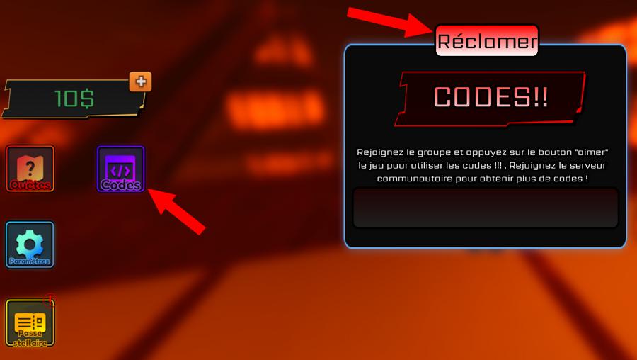 Comment activer les codes dans Anime Rails
