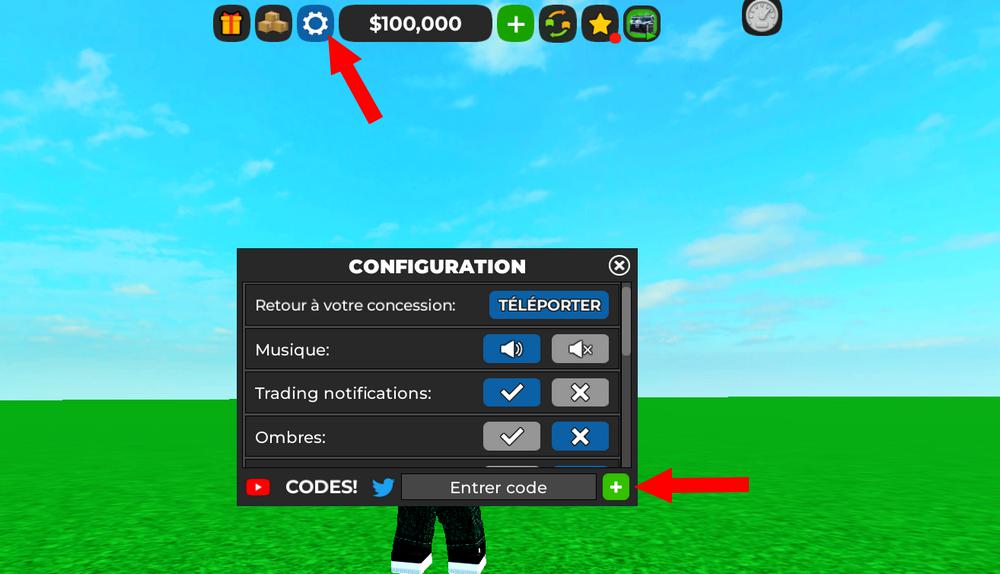 Comment activer les codes dans Car Dealership Tycoon