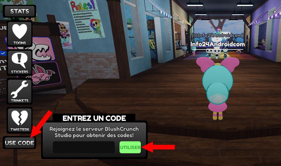 Comment activer les codes dans Dandy's World