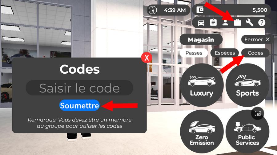 Comment activer les codes dans Greenville