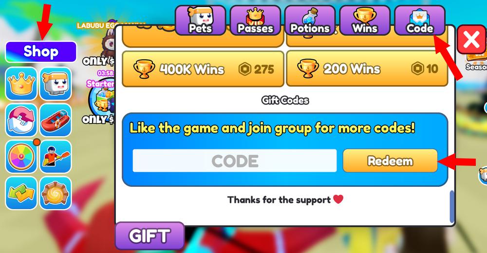 Comment activer les codes dans Kayak Racing