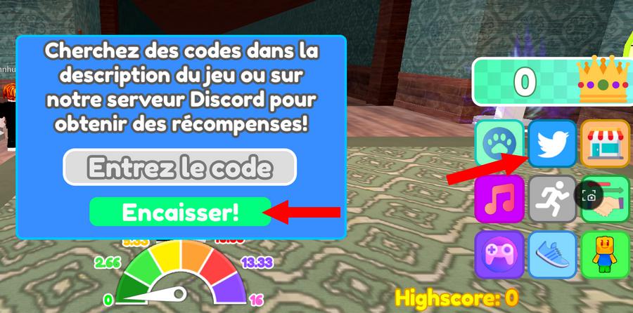Comment activer les codes dans Monster Race