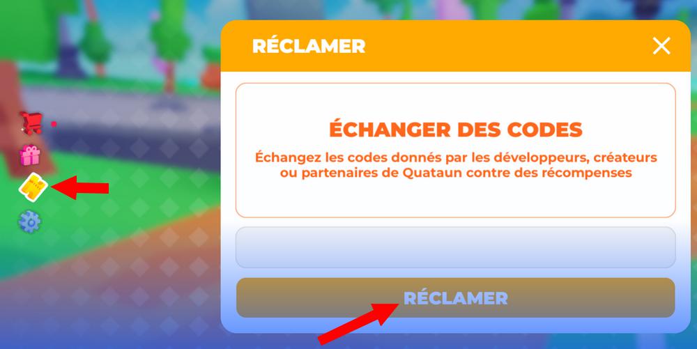 Comment activer les codes dans Pls Donate