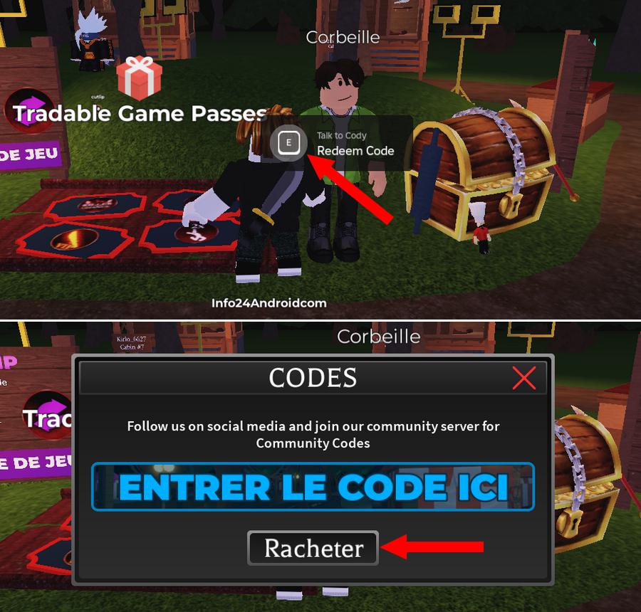 Comment activer les codes dans Survive the Killer