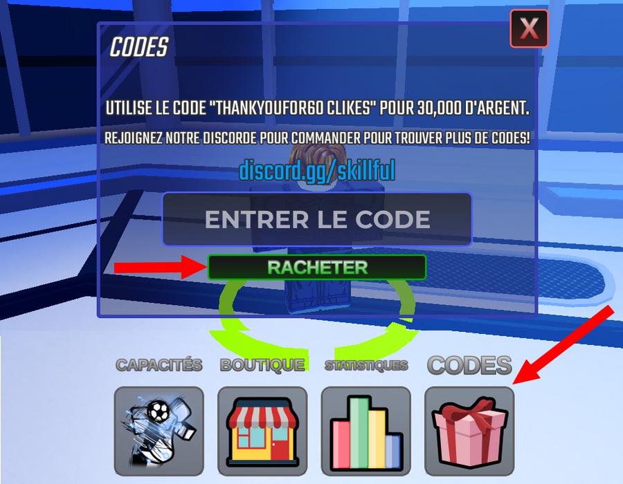 Comment utiliser les codes Skillful