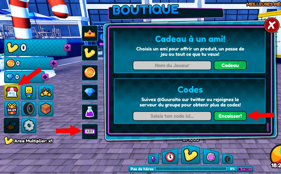 Comment utiliser les codes dans One Punch Fighters X
