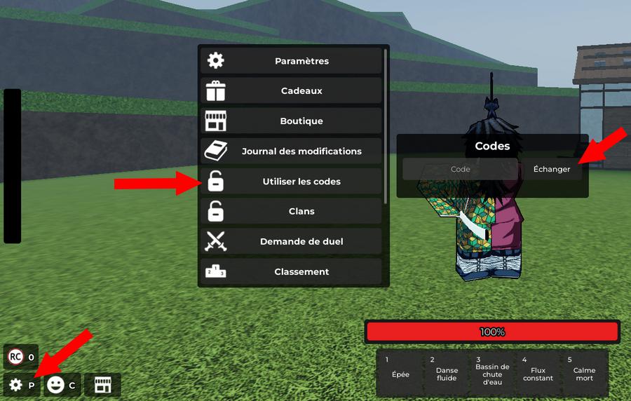 Comment utiliser les codes dans Rogue Demon