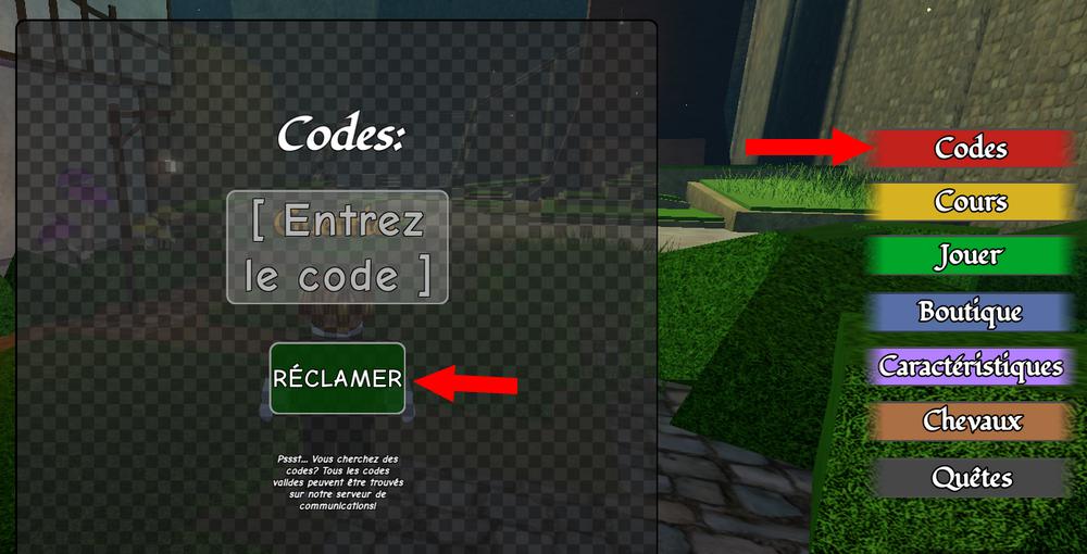 Activer les codes dans Dead Tales