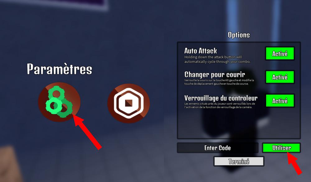 Activer les codes dans Fire Force Reignition