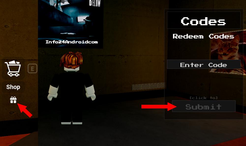 Activer les codes dans Level Below