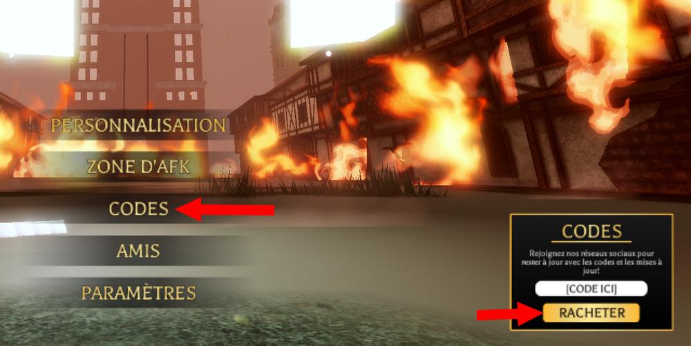 Activer les codes Attack on Titan Revolution