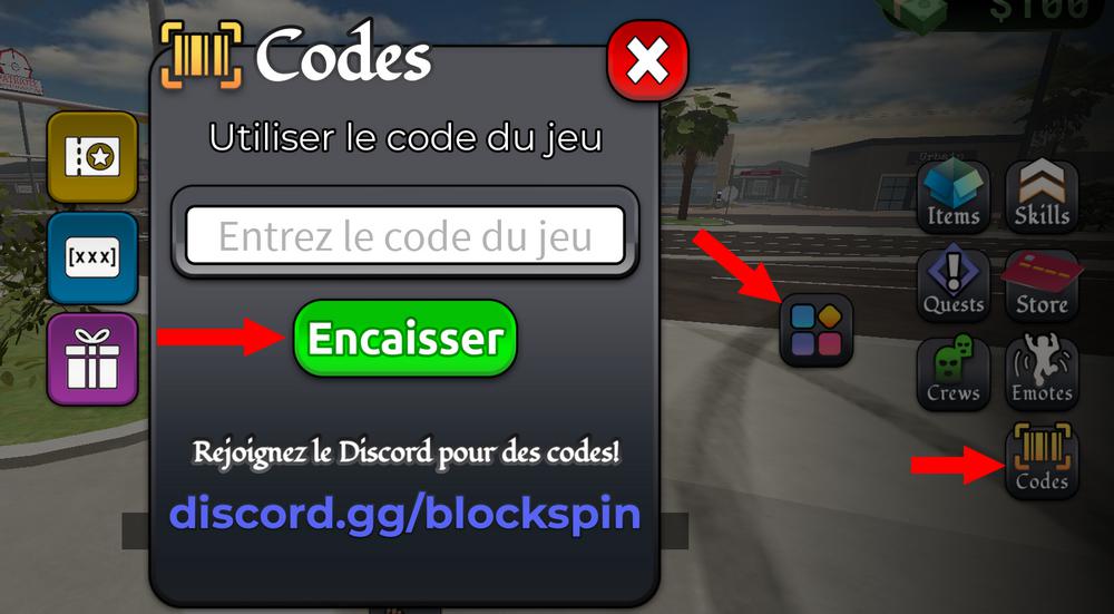 Activer les codes BlockSpin