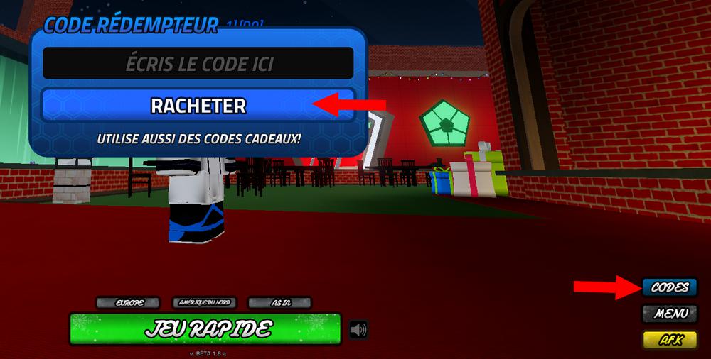 Activer les codes Vision