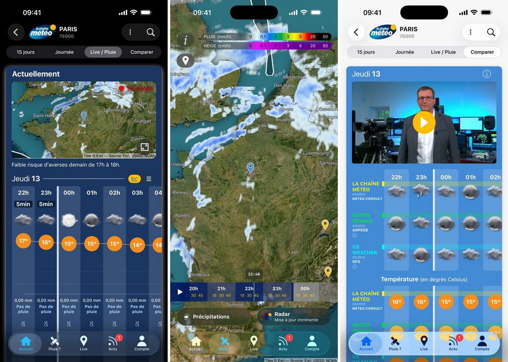 La Chaîne Météo - meilleure application météo pour iPhone