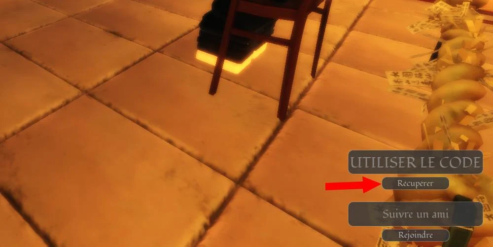 Utiliser les codes dans Jujutsu Odyssey