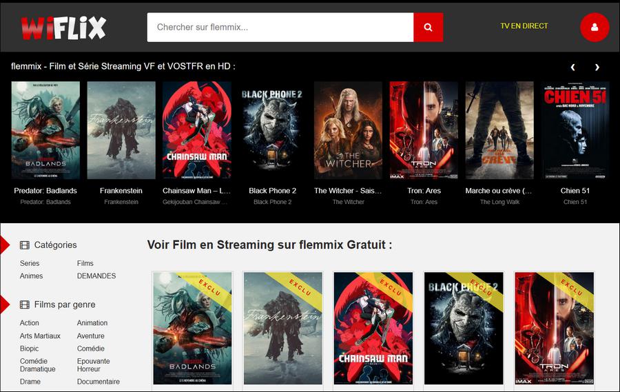 WiFlix - site de streaming gratuit
