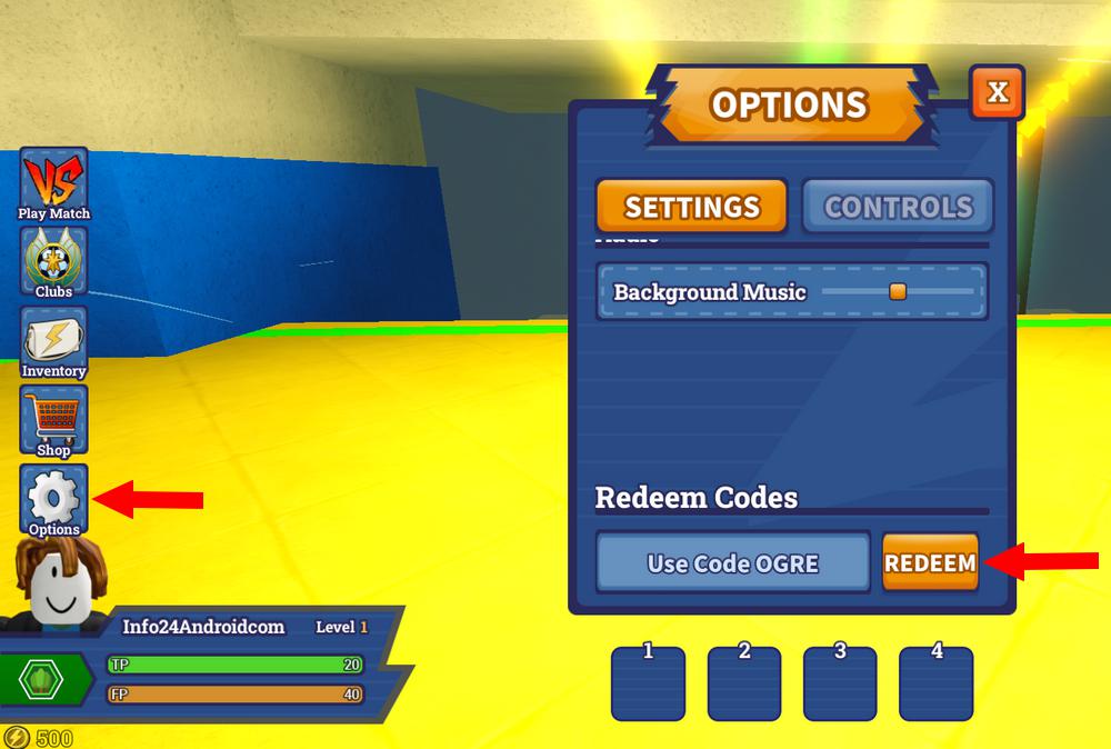 Utiliser les codes Inazuma Strikers