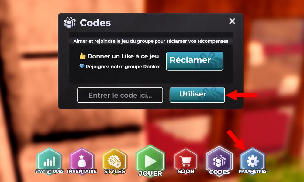 Utiliser les codes Slap