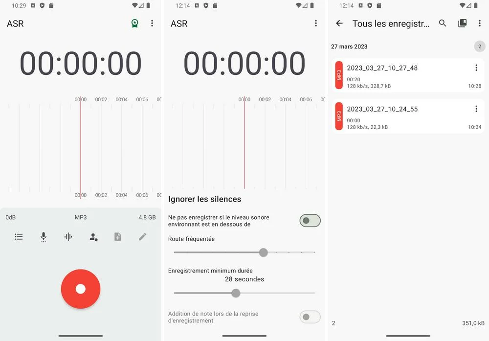 ASR Voice Recorder