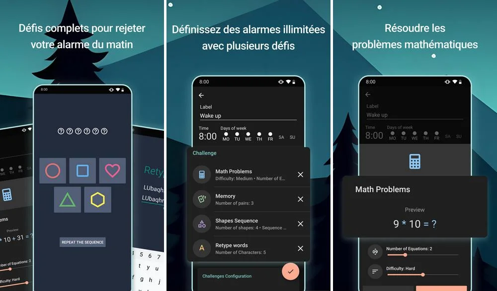 Challenges Alarm Clock