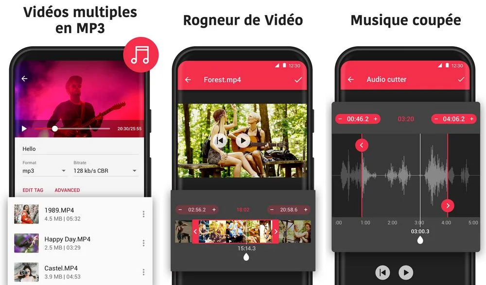 Convertisseur vidéo en MP3 (InShot)
