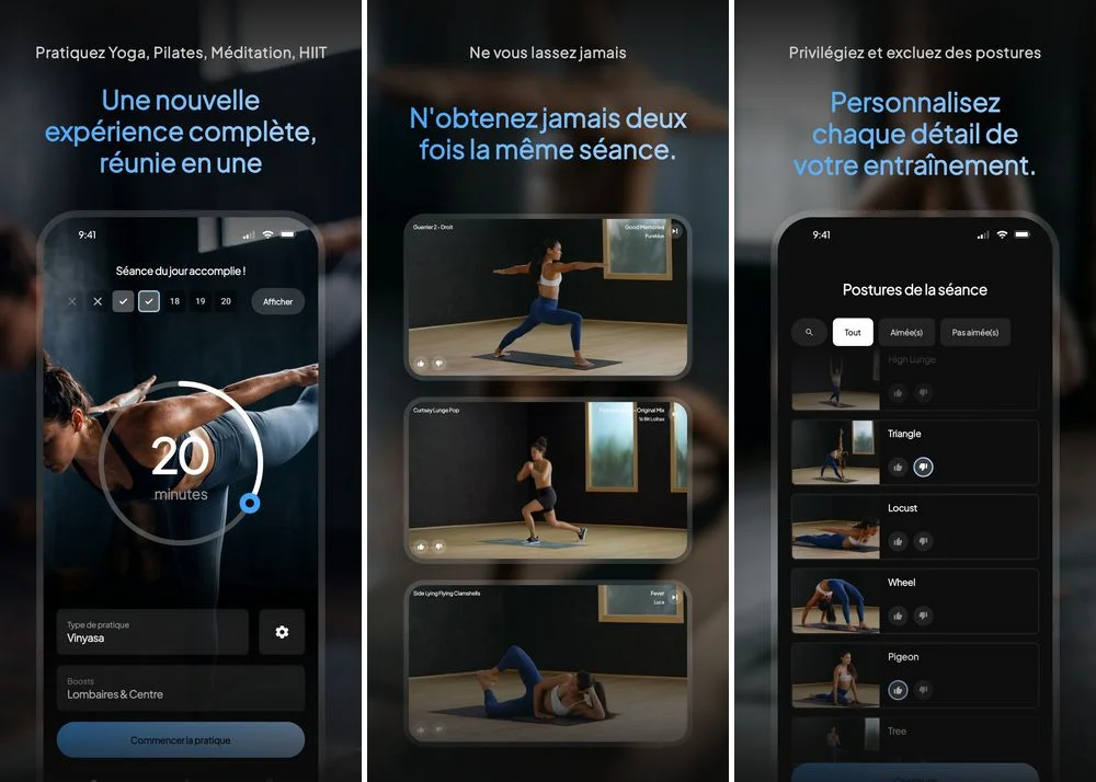 Down Dog - application pour faire du sport à la maison