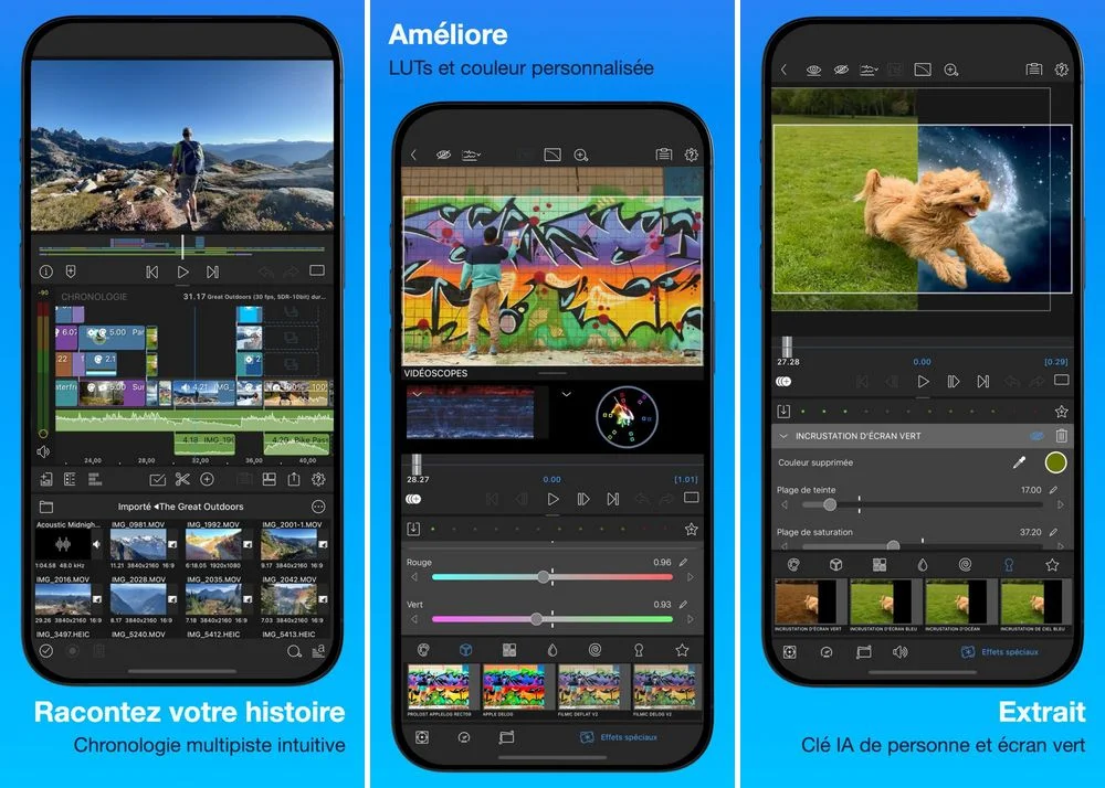 LumaFusion - application de montage vidéo